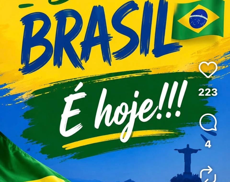 Brasil enfrenta a Noruega hoje pelas oitavas de final da Copa do Mundo