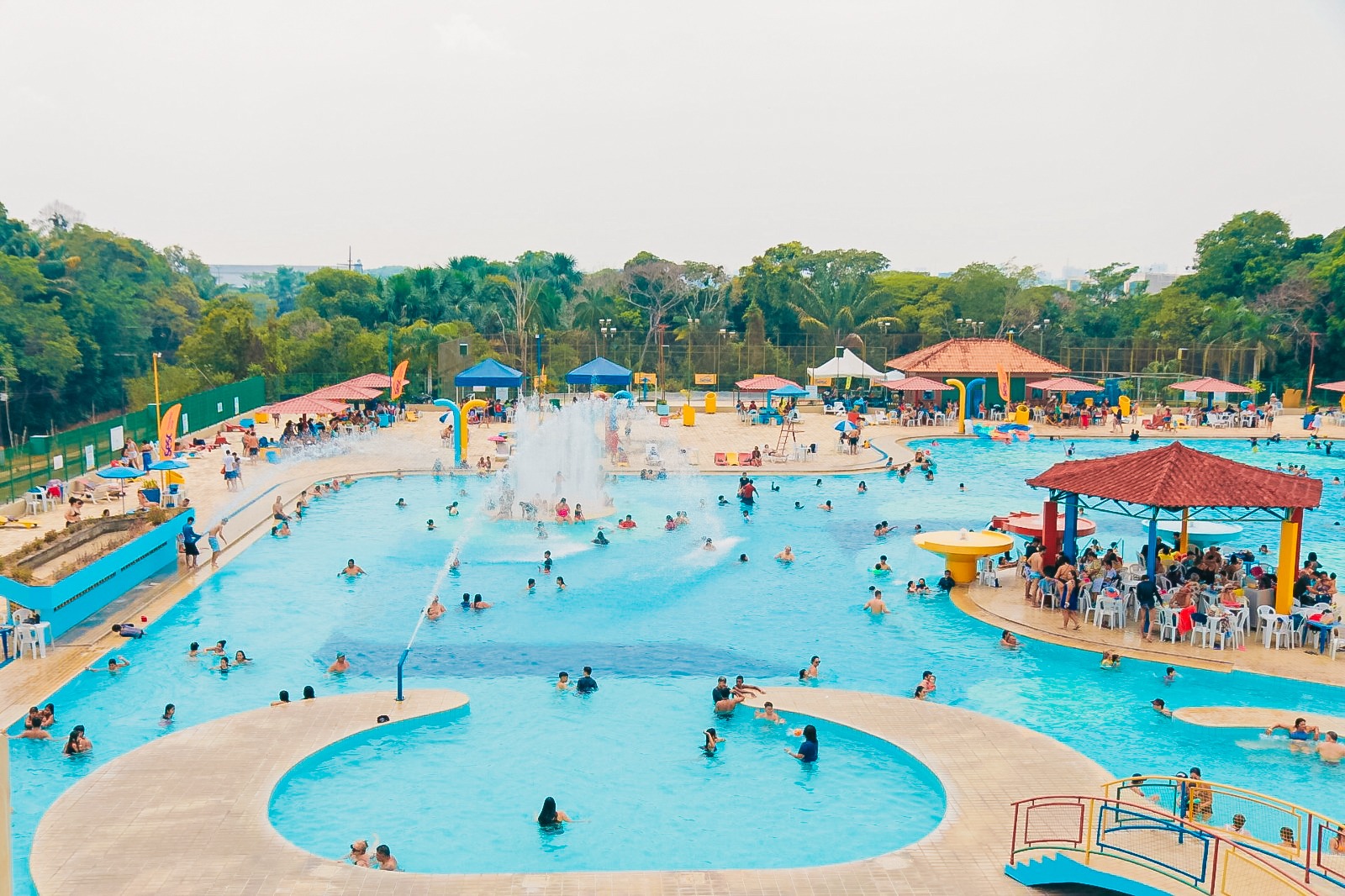 Parque Aquático do Sesc é opção de lazer durante feriado em Manaus