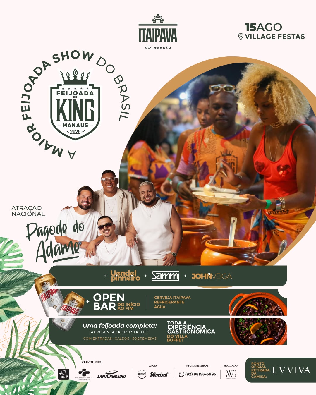 Feijoada do King retorna a Manaus com edição especial e atrações nacionais