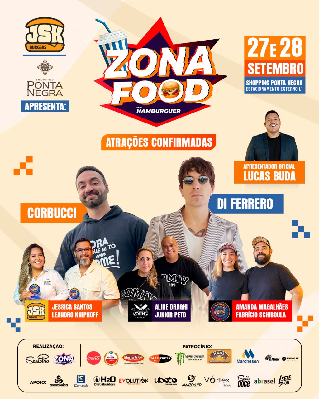 Zona Food promete movimentar Manaus com atrações nacionais e experiências exclusivas