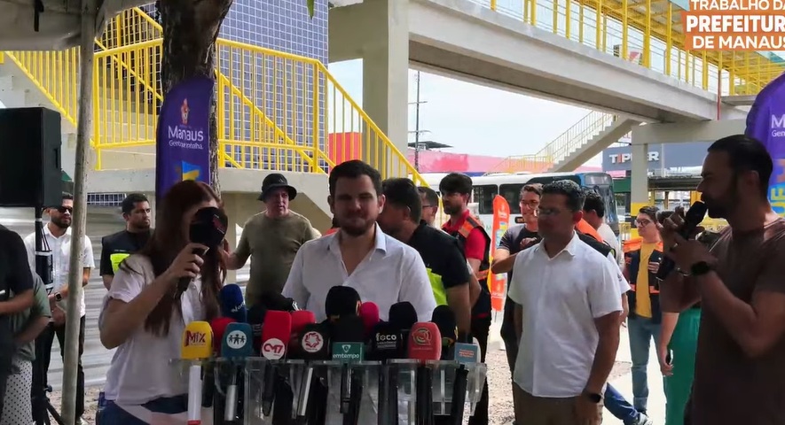 Prefeito Renato Junior realiza vistoria técnica na nova passarela da avenida Torquato Tapajós