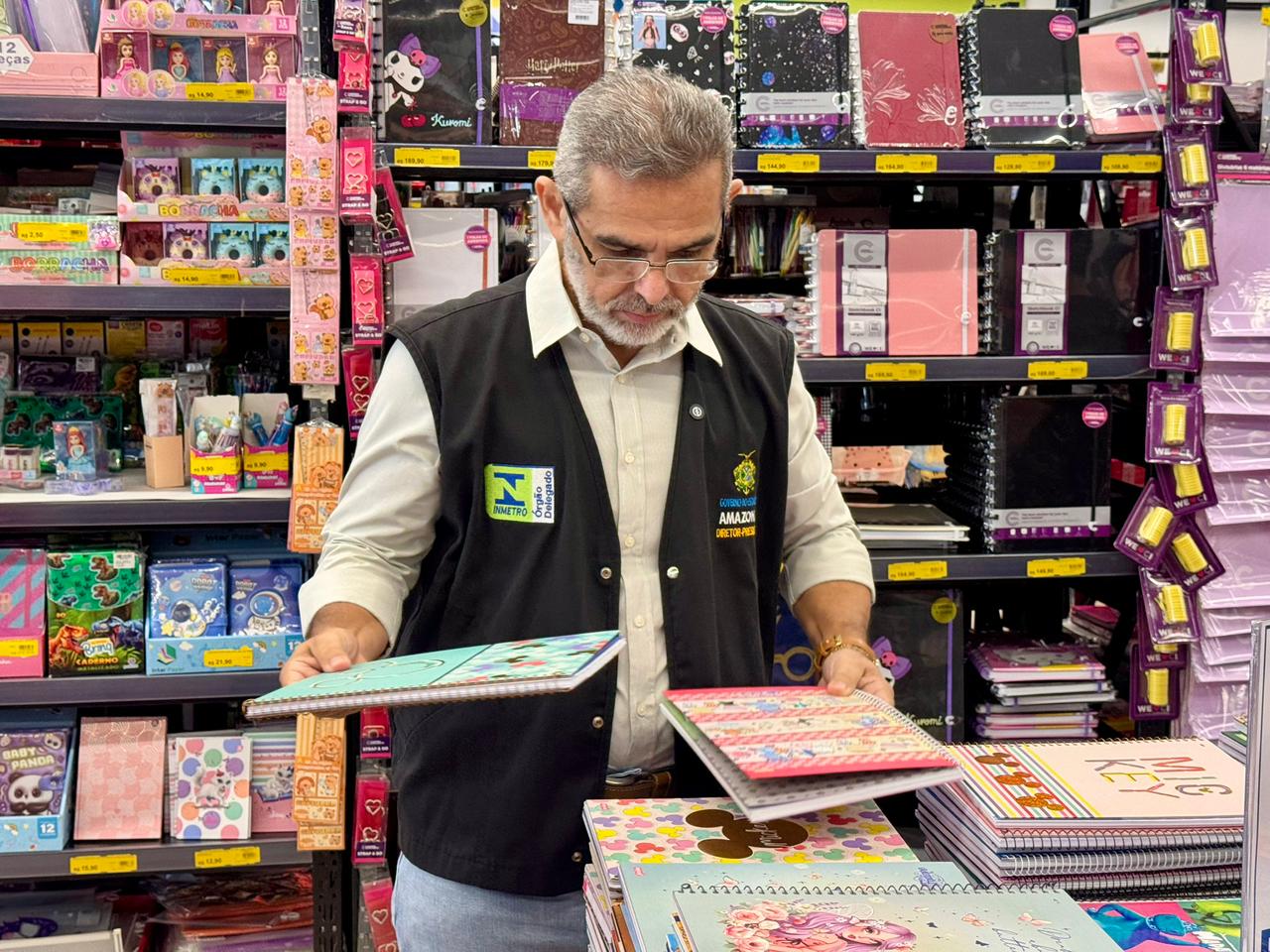 Ipem-AM dá continuidade à Operação Aulas Segura e intensifica fiscalizações com foco em materiais escolares