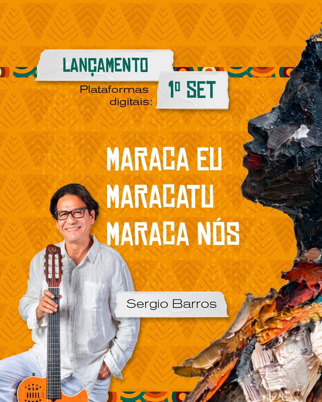 Sérgio Barros anuncia novo álbum para setembro
