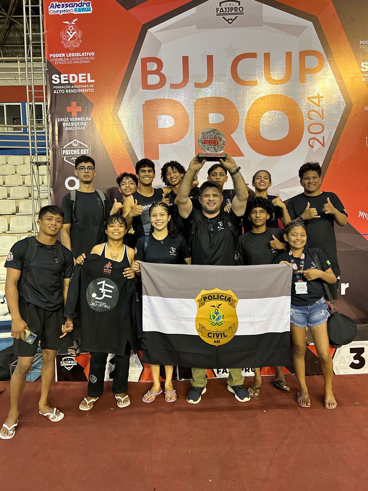 Projeto Jovens Embaixadores, apoiado pela PC-AM, conquista pÃ³dio em campeonato de jiu-jitsu