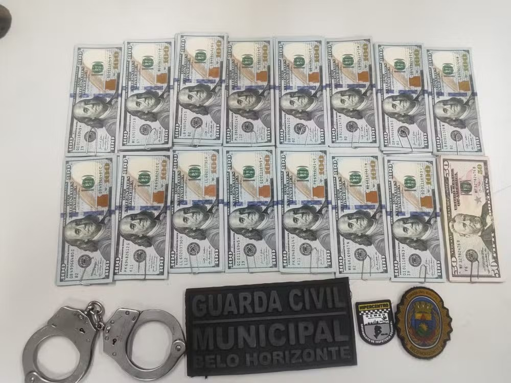 Homem foragido por estupro de vulnerável é preso após furto de bolsa com 16 mil dólares em BH