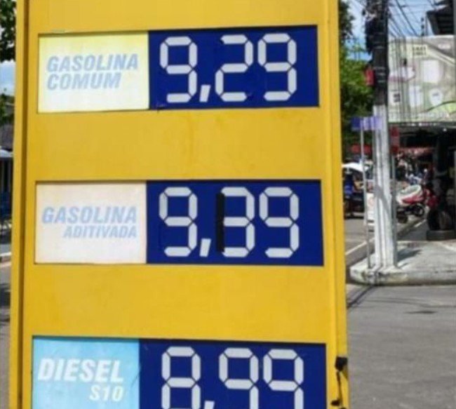 Preço da gasolina dispara e chega a R$ 9,39 em Parintins