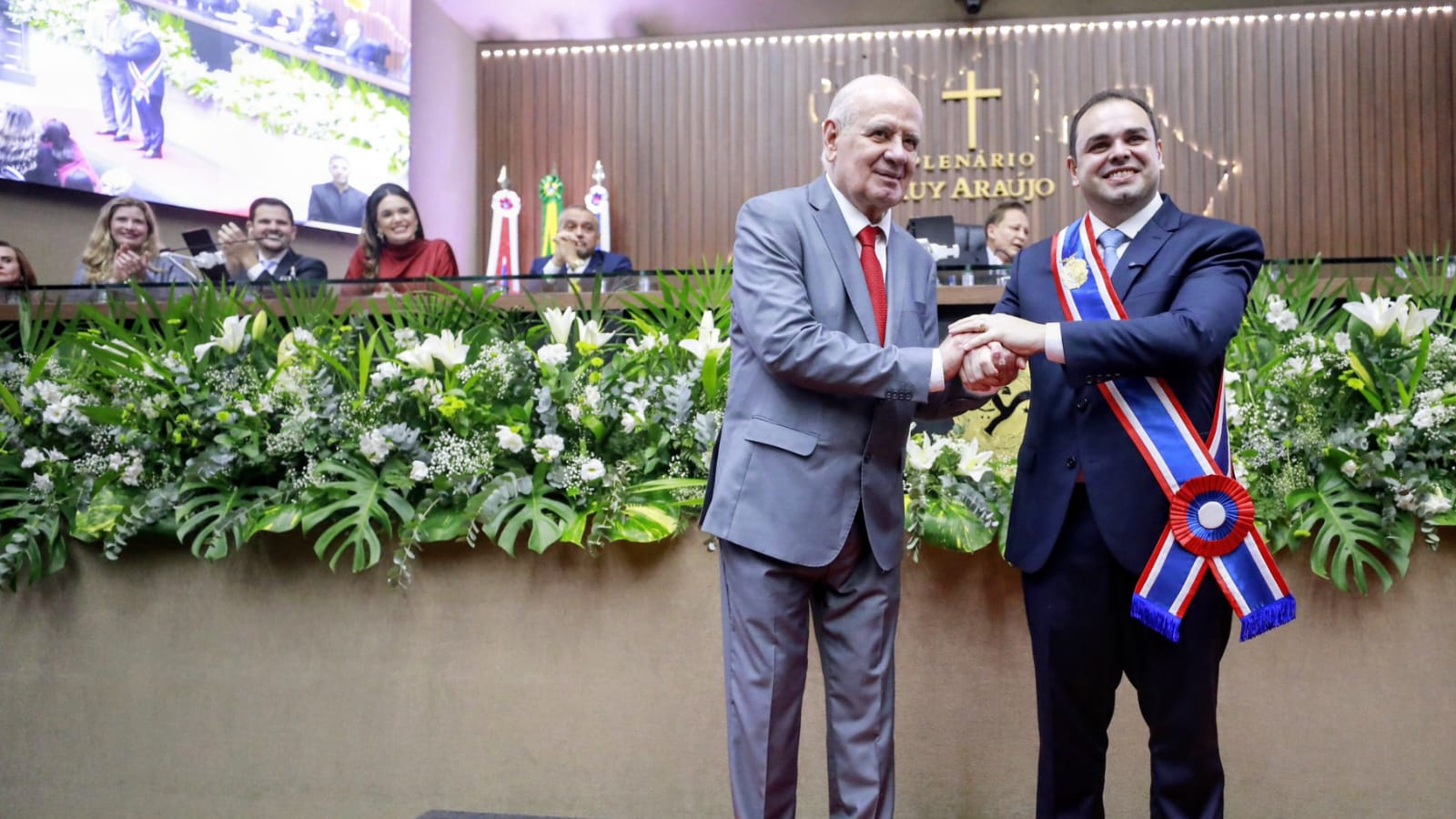 Aleam empossa governador do Amazonas, Roberto Cidade, e vice-governador Serafim Corrêa