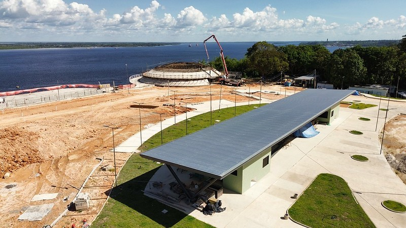 Parque Encontro das Águas Rosa Almeida avança com novas frentes de obra e reforça ritmo de construção da Prefeitura de Manaus
