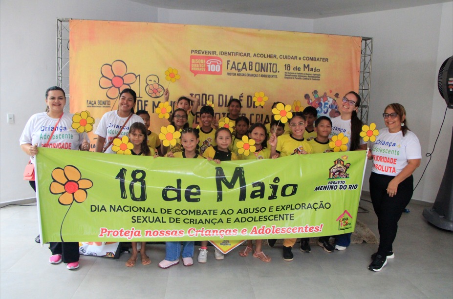 “Faça Bonito”: Manaus realiza mobilização contra abuso e exploração sexual infantil