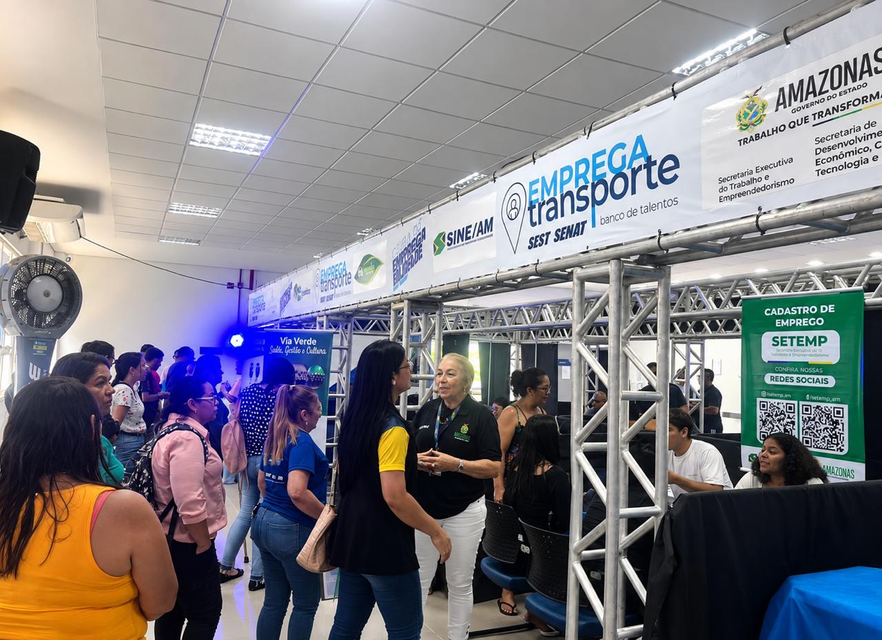 Mais de 730 vagas de emprego estarão disponíveis em feira gratuita em Manaus