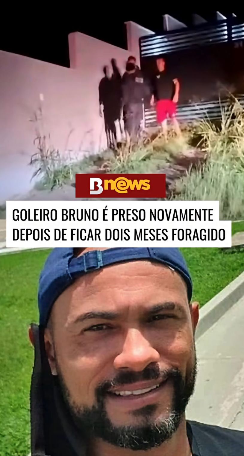 Ex-goleiro Bruno é preso no Rio de Janeiro após dois meses foragido