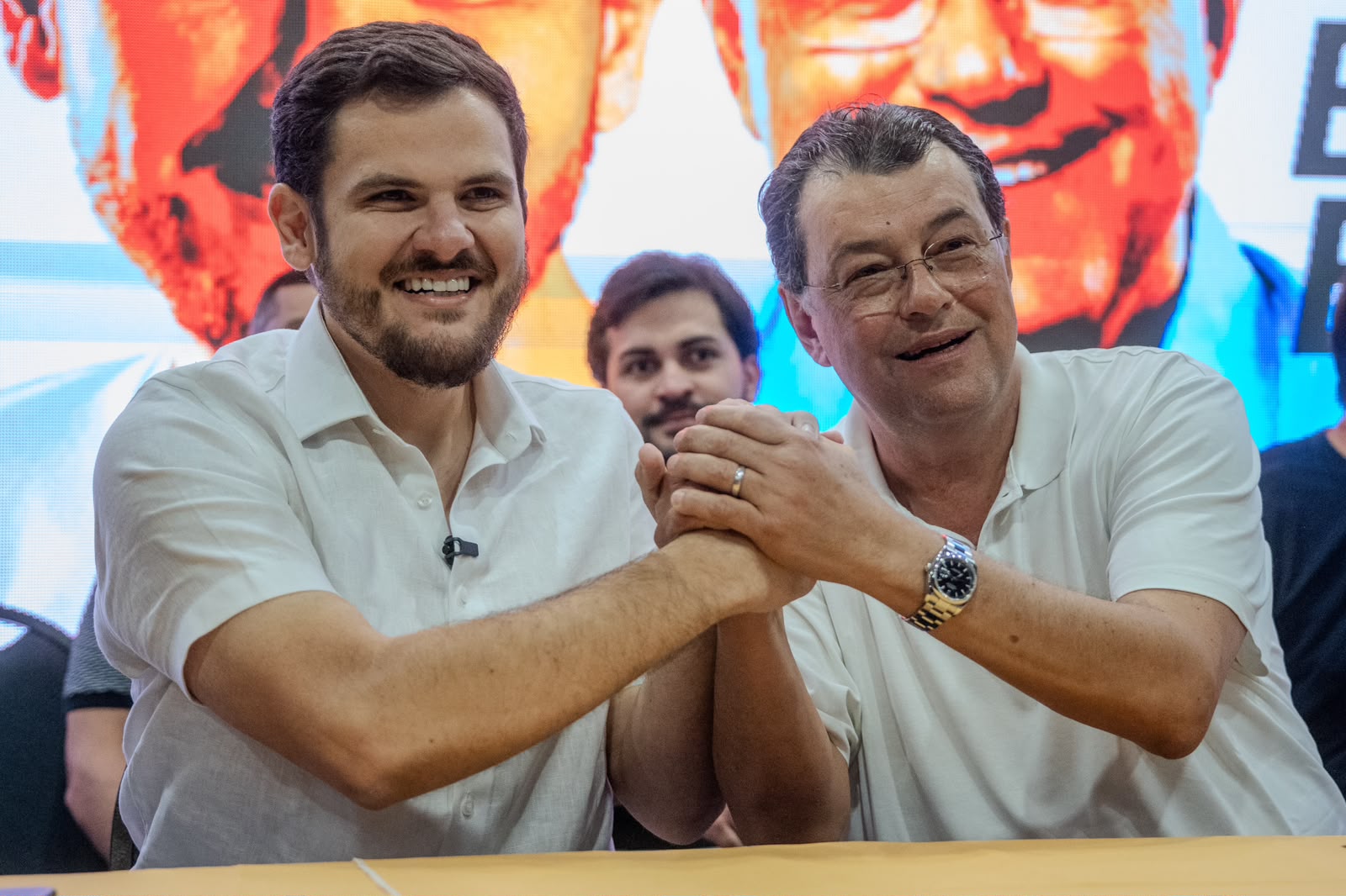 Eduardo Braga, ao lado do prefeito Renato Junior, renova e fortalece seu compromisso com a cidade e com o povo de Manaus.