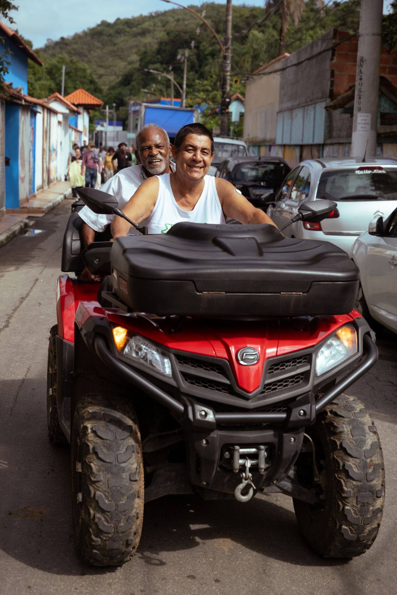 Zeca Pagodinho grava participação especial no longa “Deixa a Vida Me Levar” em Xerém
