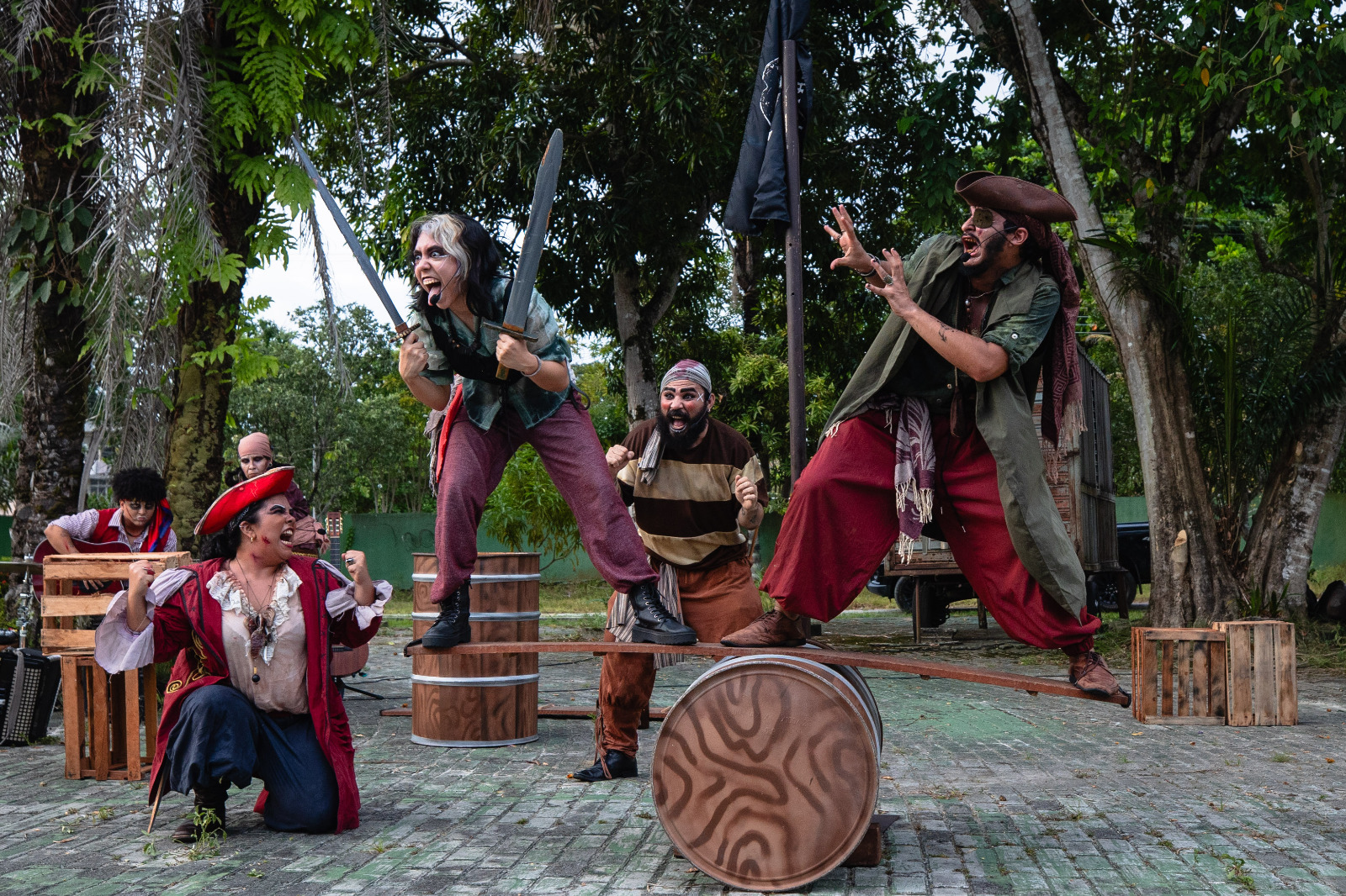 Parque dos Bilhares recebe espetáculo amazonense “Aaarrg! Piratas!” neste domingo, 30/8