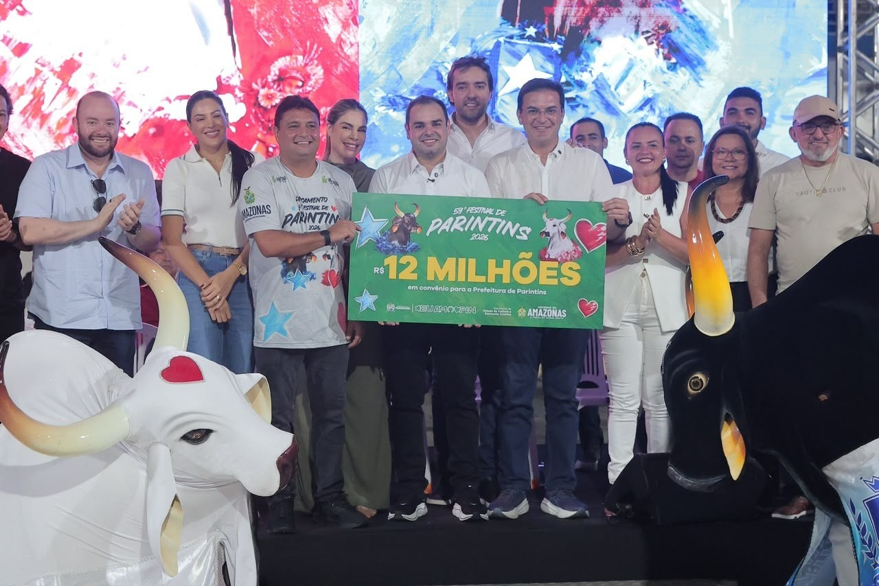 Roberto Cidade anuncia R$ 22 milhões para festival e infraestrutura de Parintins