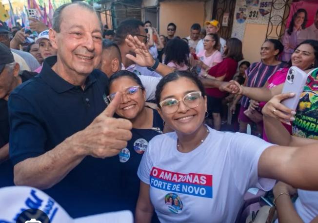 Omar Aziz lidera disputa pelo Governo do Amazonas com 40% dos votos válidos, aponta Quaest