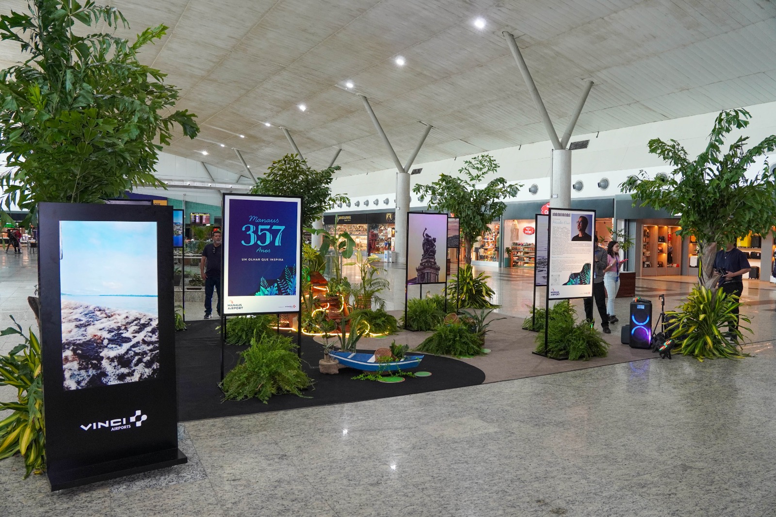 Manaus Airport abre exposição fotográfica em homenagem aos 357 anos de Manaus