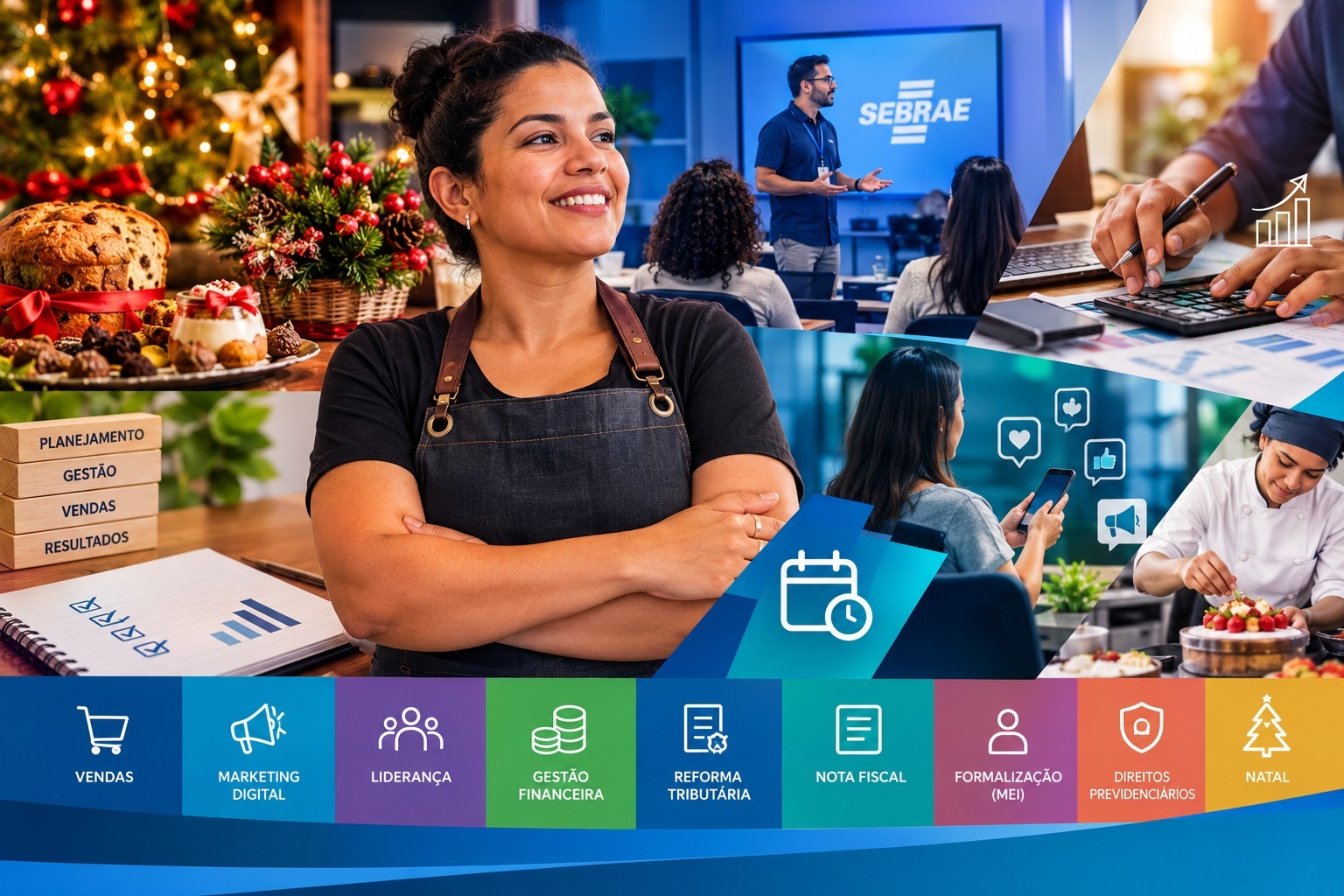 Do Natal à Reforma Tributária: Sebrae Amazonas oferece capacitações diversificadas para pequenos negócios em outubro