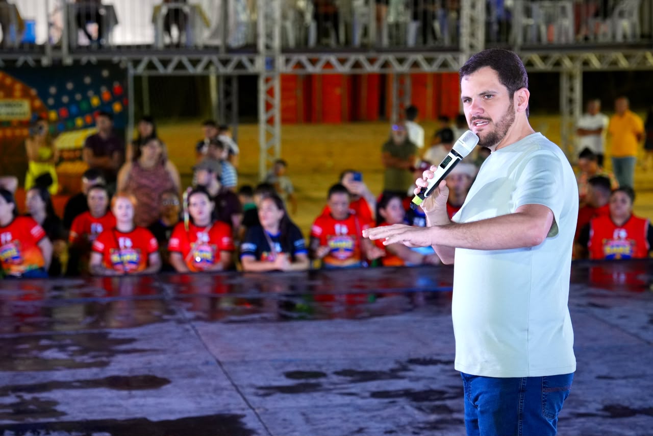 Prefeito Renato Junior anuncia novo complexo esportivo na Colônia Santo Antônio