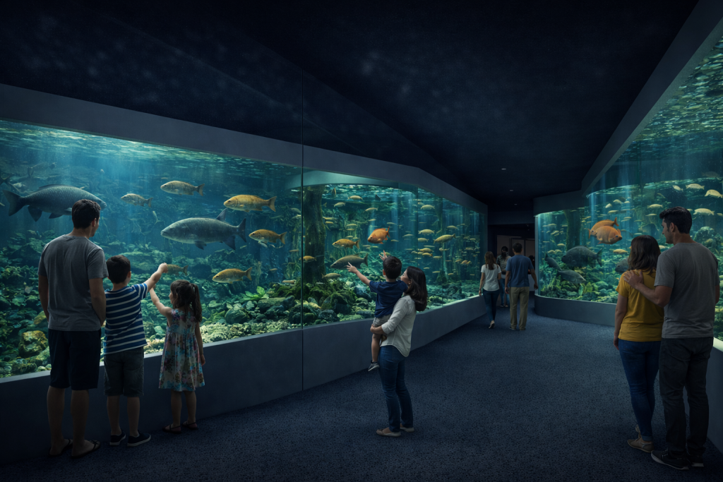 Projeto do aquário da Prefeitura de Manaus aposta na riqueza da vida aquática amazônica