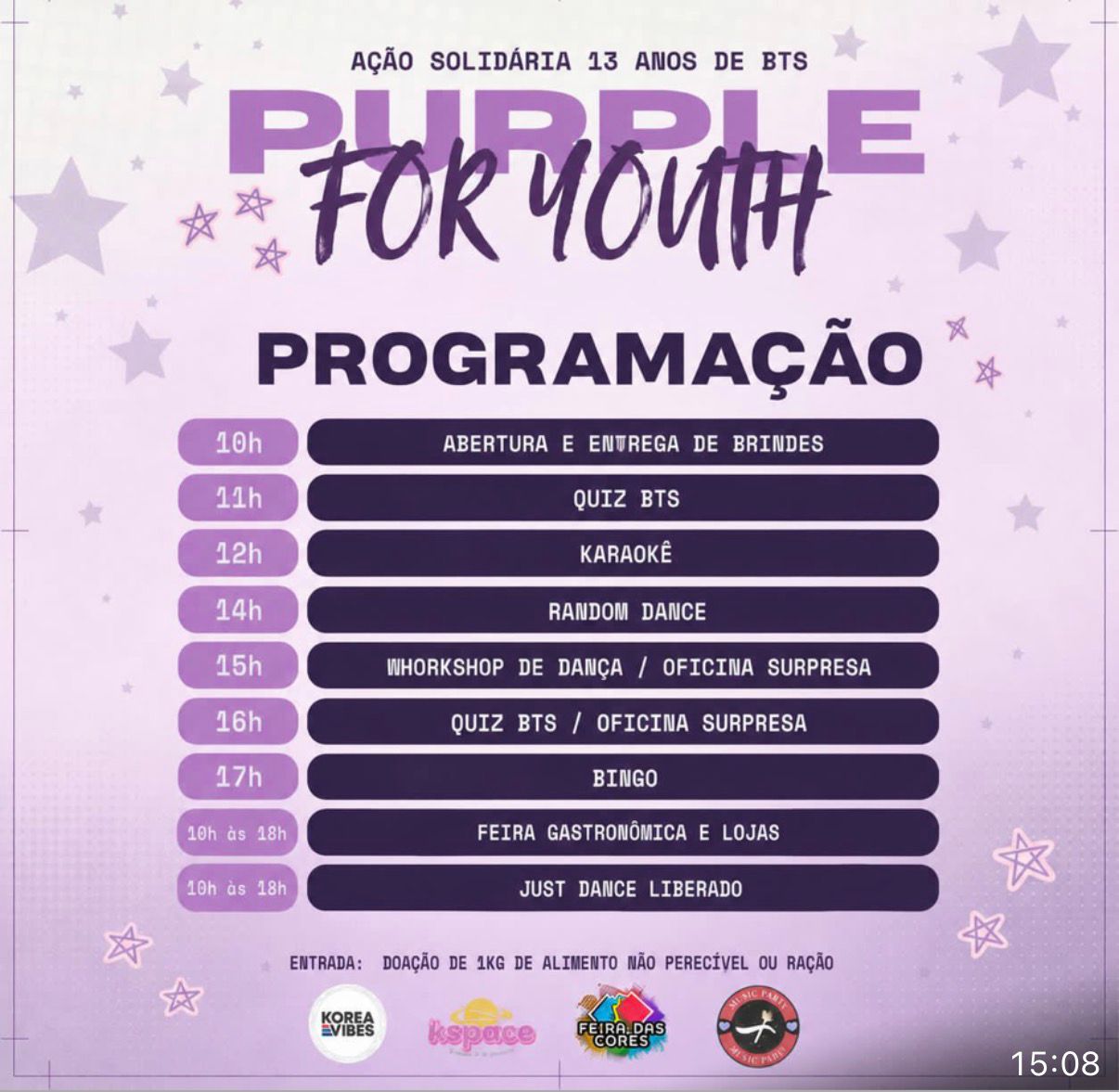 Mercado de Origens da Amazônia sedia grande encontro de fãs para celebrar os 13 anos do BTS com ação social