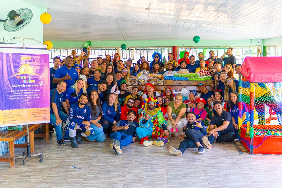 Ação solidária mobiliza mais de 1,5 tonelada em doações e revitaliza abrigo de Manaus