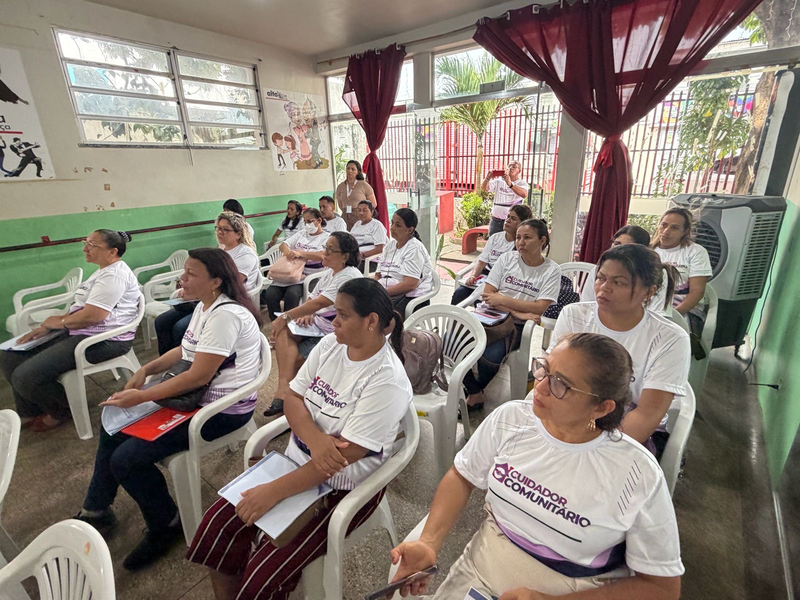 Capacitação para cuidadores de idosos ao bairro Morro da Liberdade