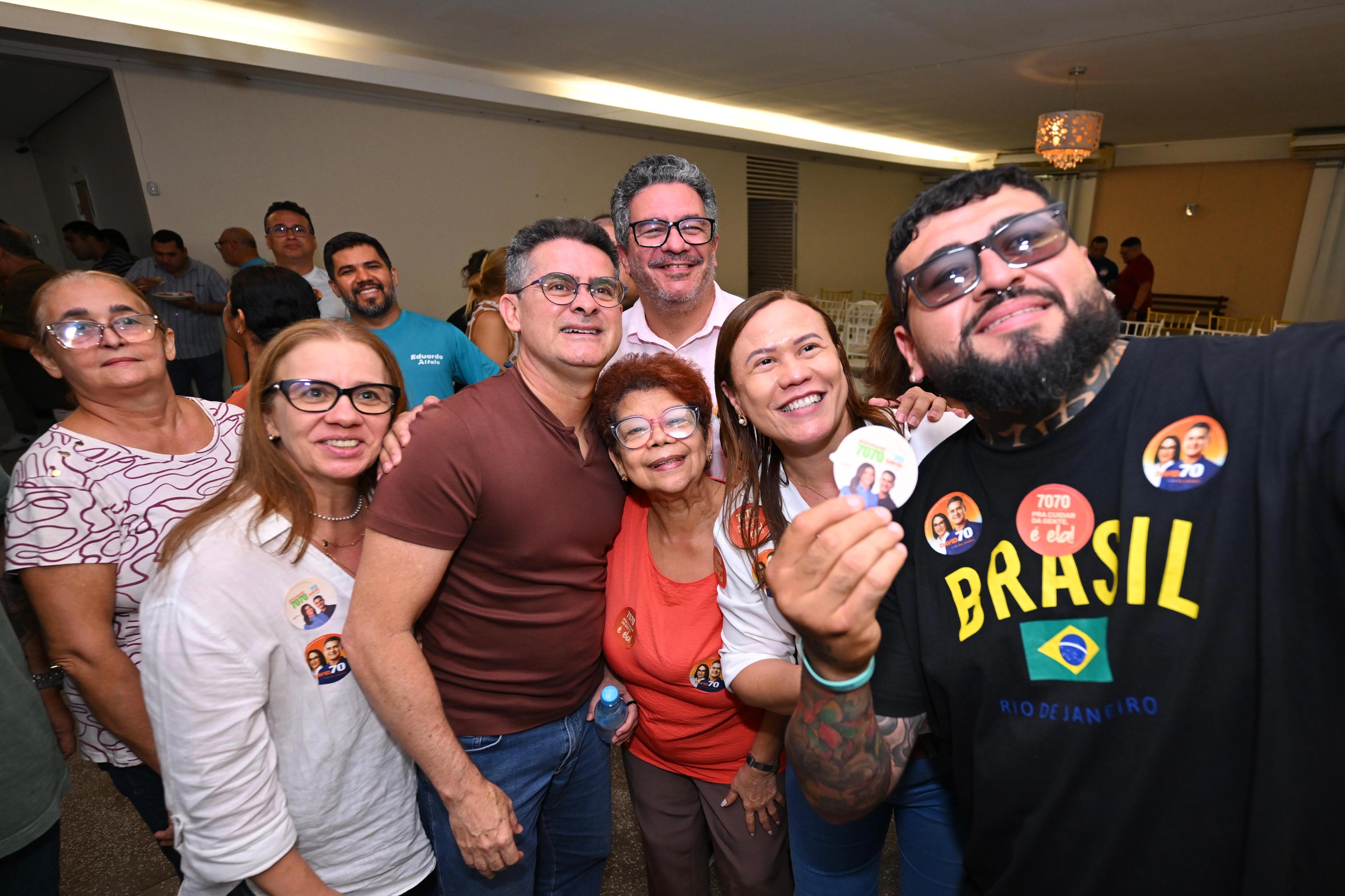 Em encontro com arquitetos e urbanistas, David propõe intervenções viárias para desafogar trânsito na capital