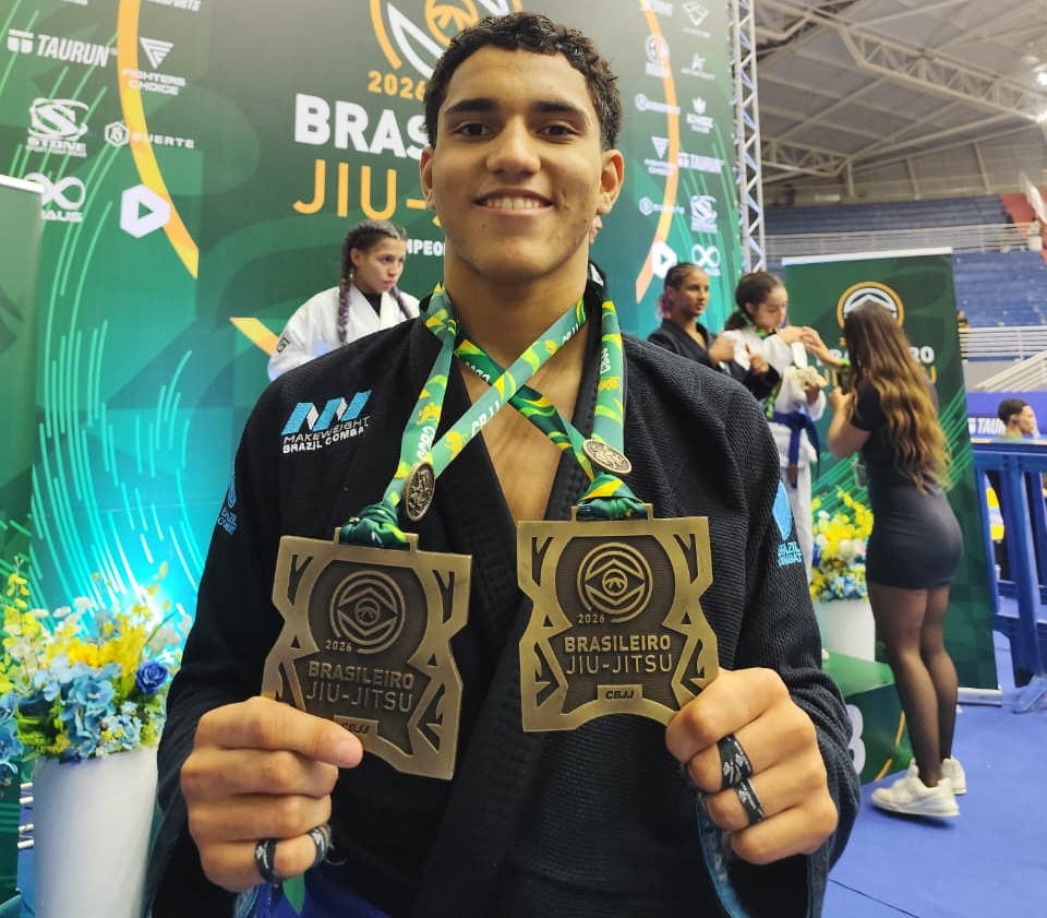 Após temporada de pódios, jovem lutador de Manaus busca título mundial de jiu-jitsu nos Estados Unidos