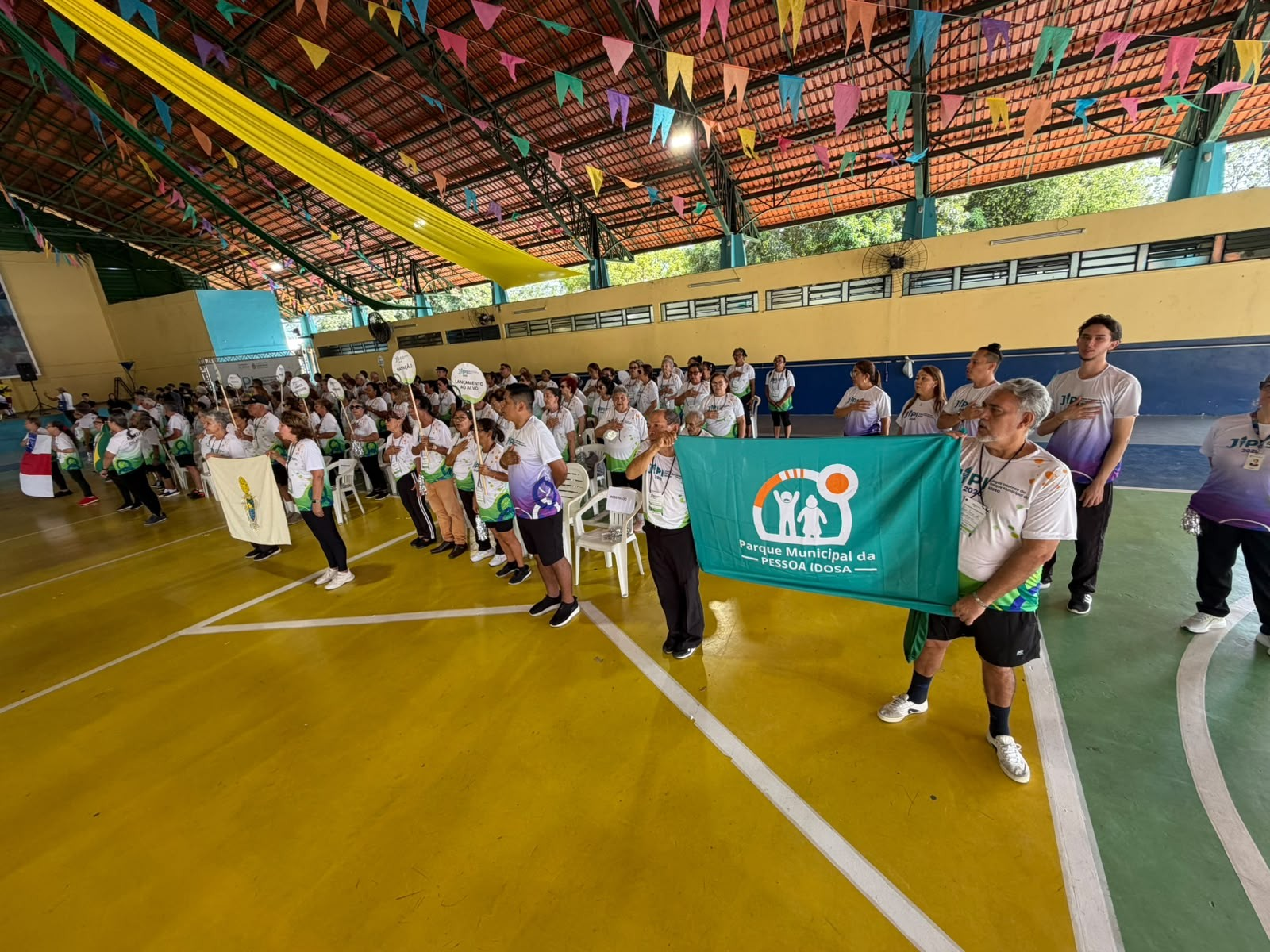 Prefeitura abre 13ª edição dos Jogos Internos do Parque Municipal do Idoso com 166 atletas e incentiva promoção do envelhecimento ativo