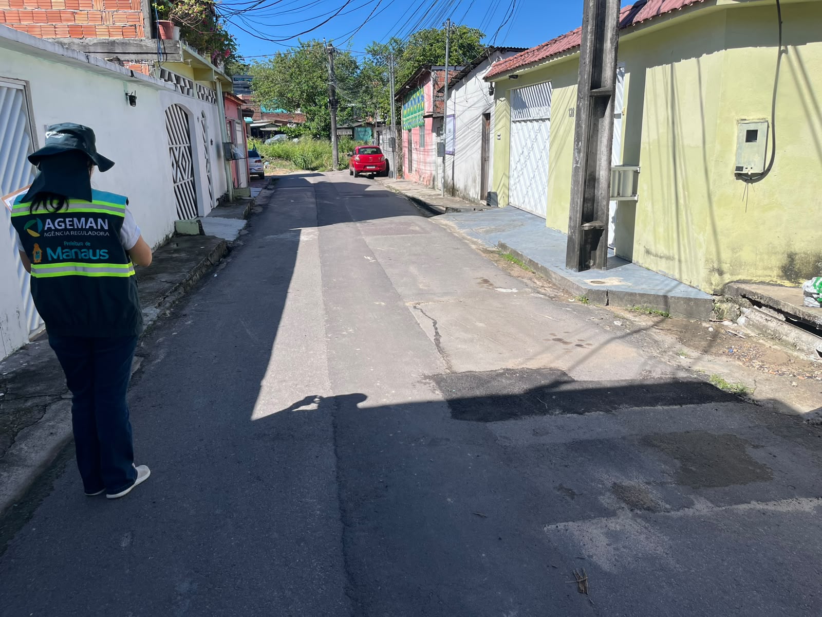 Ageman reforça fiscalização em obras de recomposição asfáltica realizadas pela Águas de Manaus