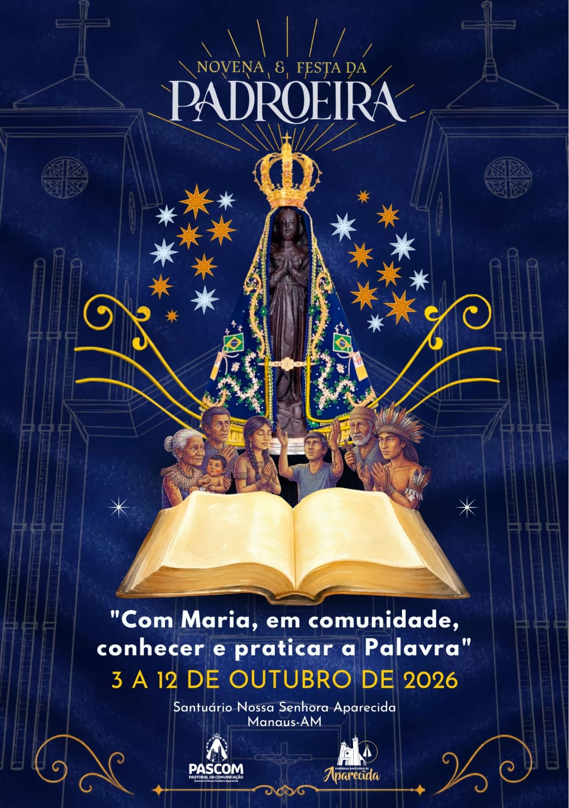 Festa da Padroeira 2026 inicia nesta sexta-feira (2), em Manaus