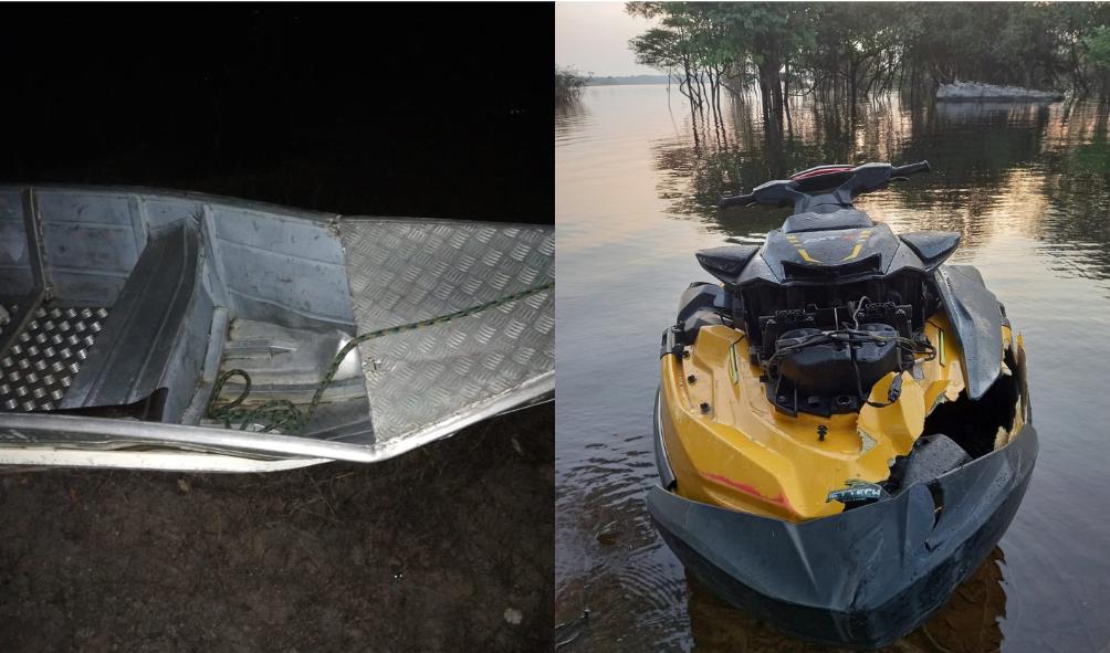 Três pessoas morrem em acidente envolvendo barco e jetski, no Rio Negro